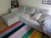 Bäddsoffa 2-sits och schäslong säljes i Norrköping