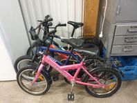 Barn cyklar 5st lite små fix 350kr st eller allt för 1000k