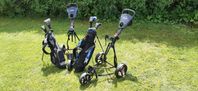 2 st Golfset barn/junior med golfvagnar