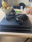 PS4 PRO inkl 2 handkontroller 