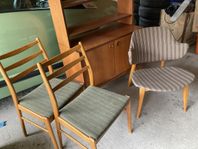 Retro :2 stolar :Bokhylla teak : Fåtölj IKEA Winnie