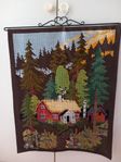 Broderad tavla fint skick!