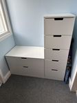 IKEA Nordli byrå - 3 olika storlekar