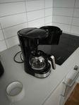 kaffe bryggare med kaffe filter