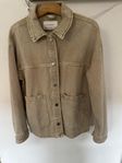Jeans jacka beige 