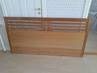 Sänggavel i ek 180 cm bred 