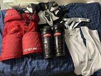 CCM hockey utrustning för vuxna. Senior L