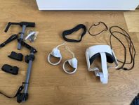 VR headset Oculus quest 2 256gb med gunstock.