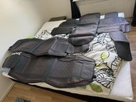 Bilsätesöverdrag PU Läder - Framsäte, Baksäte, Mittkons