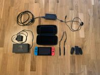 Nintendo switch + tillbehör. 
