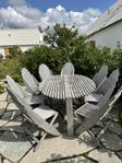 Utemöbler - Matgrupp Teak