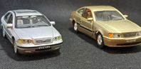 Två Volvo Modellbilar - S40 och C70