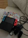 Nintendo switch + 10 spel 