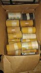 sandpapper olika ytor