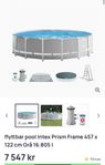 Intex Pool Prism Frame 457 x 122 inkl många tillbehör 