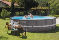 Intex Pool Round Ultra Frame 488 x 122, ny poolduk