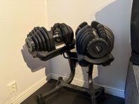Hantelset Trekkrunner 2x40 kg ink stativ