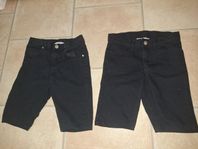 Shorts svarta jeans H&M strl 134