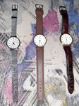 Klockor, Armbandsur, 3 stycken, Crystal Blue, Temps d'Or, Ju