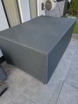 Stor dunbox 180x120x80 cm – 1728 liter – antracitgrå