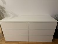 IKEA Malm byrå - 6 lådor 