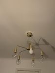Guld tak lampa säljes, inga glöd lampor