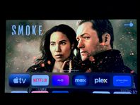 Samsung QB65R  65” 4K UHD LED + Apple TV 4K + väggfäste