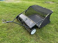 Uppsamlare för gräs till åkgräsklippare