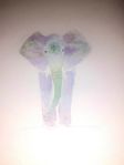 Målning med elefant