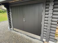 Lervik slagport 2,5 x 2 M grafitsvart