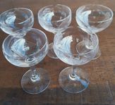 Likörglas 5 st, 40-tal
