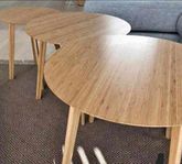 Ikea Finede soffbord satsbord bambu 3 st