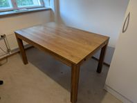 Ekbord 140x80, med iläggsskiva