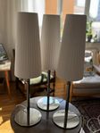 3 st bordslampor IKEA