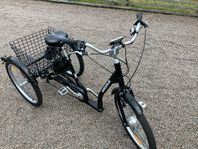 Trehjulig el-cykel för vuxna