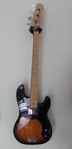 Squier Vintage Modified Precision Bass TB 3-Tone Sunburst. 