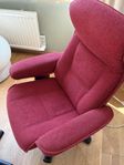 Fotölj med fotpall, IMG Norway, ”Stressless typ”