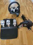 Logitech G27 Ratt + Pedaler & Växelspak