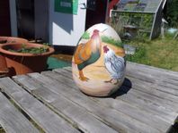 Handmålat porslinsägg
