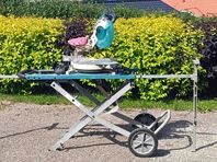 kap och gersåg Makita Ls1013L på sågbord