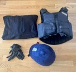 Ridhjälm Ridjacka Handskar Ridväst för ungdom