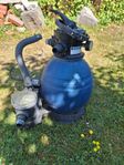 Sandfilter och pump till pool