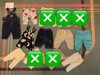 Klädpaket. Byxor i stl. 68. Paketpris 120kr!