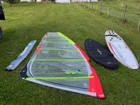 Komplett Vindsurfingkit Fanatic Shark 145L–Redo för vågo