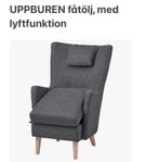 2 st IKEA Uppburen fåtöljer – stilrena, bekväma!