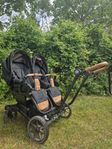 Emmaljunga NXT Twin Outdoor Black Dubbelvagn