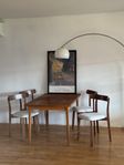 4 st stol stolar i teak retro vintage 1960 tal dansk design