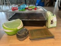 Hamsterbur med tillbehör 