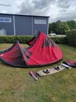 Kite surfing paket. Kite Airush DNA 14m +  bräda 137x41 cm