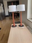 2 st bordslampor tillverkande av Zlamp.